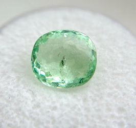 Paraiba Tourmaline natural  Loose Faceted Light Green Gemstone