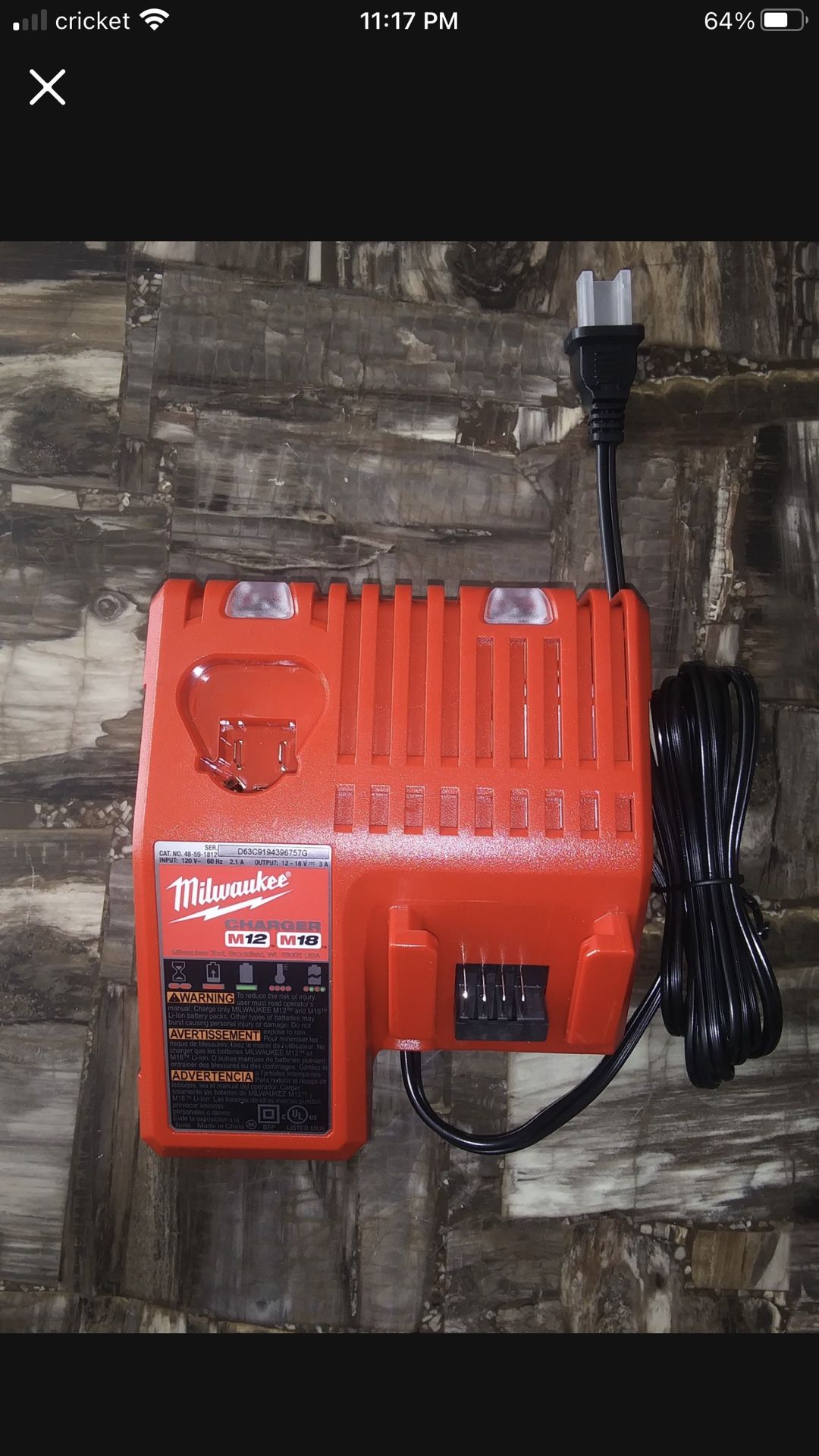 Milwaukee M18 And M12 Charger