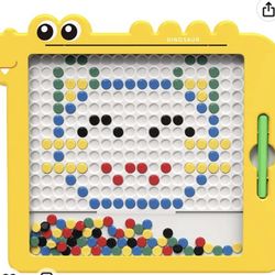 Brand new Magnetic Drawing Board -Large Doodle Board with Magnetic Pen (Yellow) 