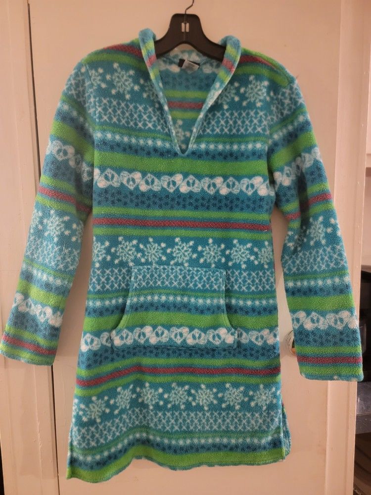 Joe Boxer Y2K Fleece Pullover Dress Size Medium