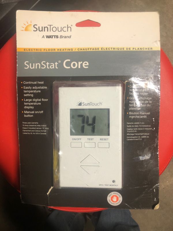 SunTouch SunStat Core Non-Programmable Floor Heating Thermostat