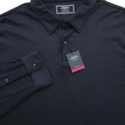 Charles Tyrwhitt Polo Shirt Men XL Long Sleeve NWT