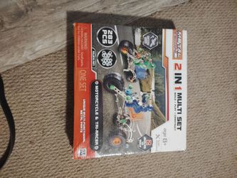 Metal Tech 2-in-1 Motorcycle & Tri-Racer Build Set