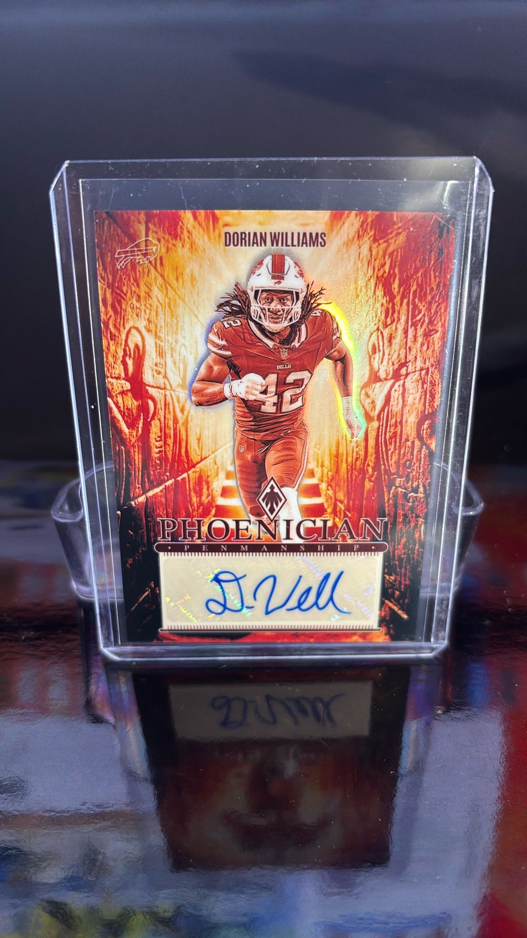 2024 PANINI PHOENIX DORIAN WILLIAMS PHOENICIAN PENMANSHIP AUTO AUTOGRAPH