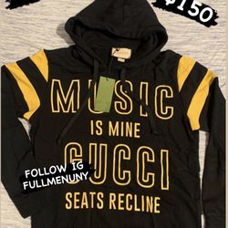 New Hoodie Sizes Xsmall-Large Music Is Mine Hoodie