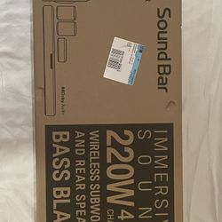 LG- 4.1 ch Sound Bar With Wireless Subwoofer And Rear Speakers (Black)