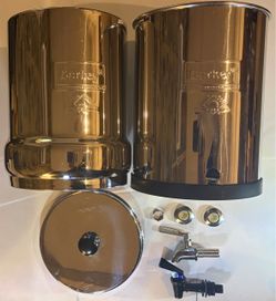 Berkey 18" Travel 1.5 Gallon Water Filtration System Two Spigots