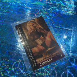 Anna Nicole Smith calendar card