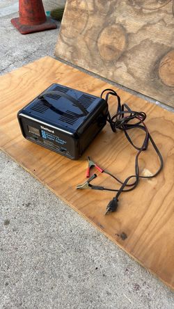 Die Hard battery charger and engine starter