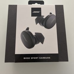 Bose Sport Earbuds black //  NEW IN BOX