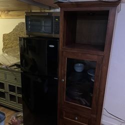 Cabinet  Buffet Dresser Kitchen Dishes Cups Etc 