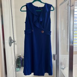 Dkny Royal Blue Dress Sz 8- Brand New With Tags- $15