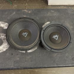 Old School Klipsch 10” Subwoofer And 12” Baffle 