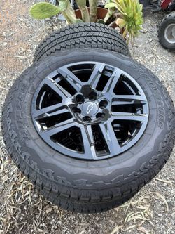 Chevy Silverado Wheels And Tires 20” $1450 Firm Price 