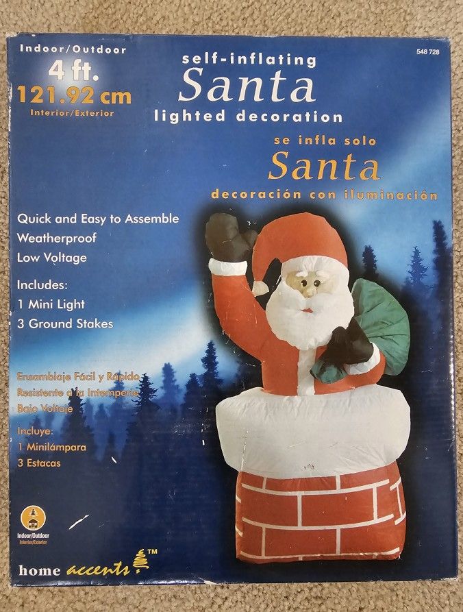 SELF-INFLATING SANTA