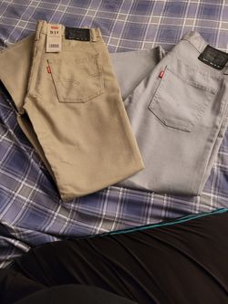 Boys 511 Levi Grey/Beige Size 18 Reg
