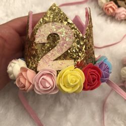 Baby Girl Birthday Crowns