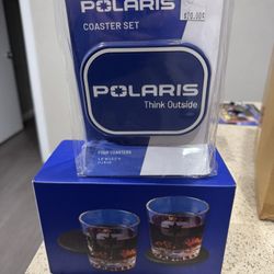 Polaris Whisky Glass And Coaster Set 