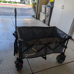 Foldable utility Wagon With Cover