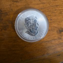 2022 Maple Leaf 9999 Silver Coin