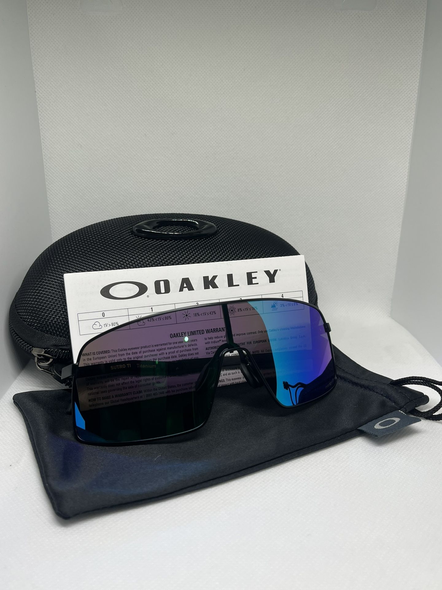 Oakley Sutro Ti (blue) Lenses NEW