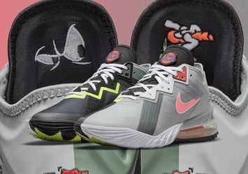 Nike LeBron 18 Low Bugs vs Marvin Space Jam