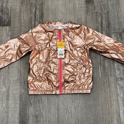 Cat & Jack Crinkled Metallic Jacket