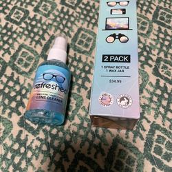 Lens Spray Cleaner And Wax