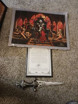 Madusa's Throne and Dagger with Certificate