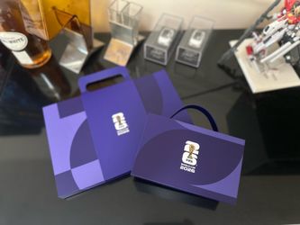 FIFA 2026 World Cup Commemorative Set Los Angeles Leather Key Chain and Scarf