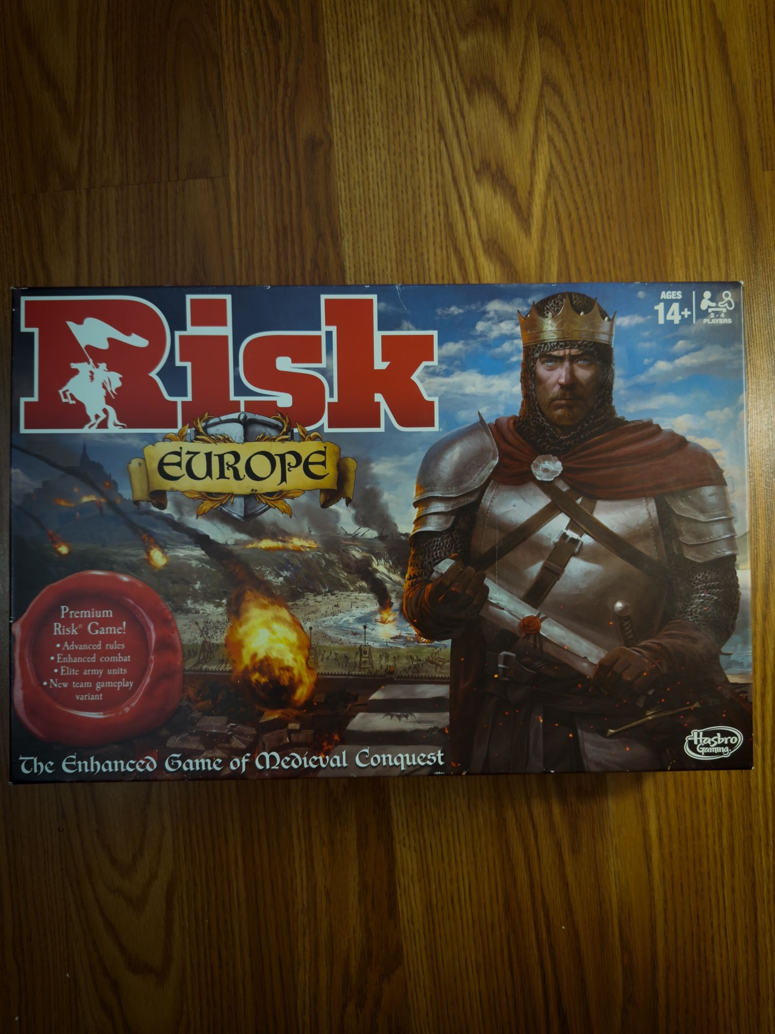 Risk Europe Board Game by Hasbro – Complete, Mint Condition, All Pieces Included