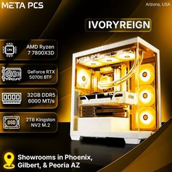 META IVORYREIGN (7800X3D, 5070ti, 32GB DDR5 RAM)