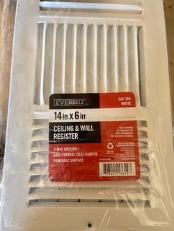 3-Way Steel Wall/Ceiling Register