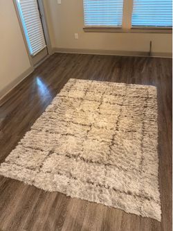 Ashley 5x7 Shag Area Rug - Excellent Condition