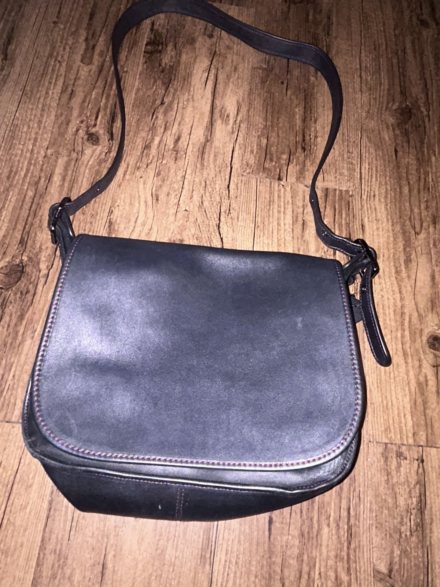 Vintage Coach Saddle Bag