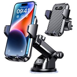 VANMASS 【65+LBS Strongest Suction & Military-Grade 2024 Ultimate Car Phone Mount Cell Phone Holder Truck Stan