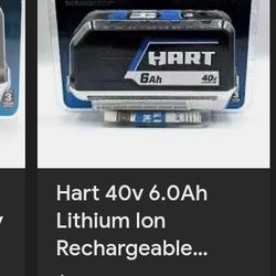 Hart 40V 6.0 Lithium-Ion Battery 