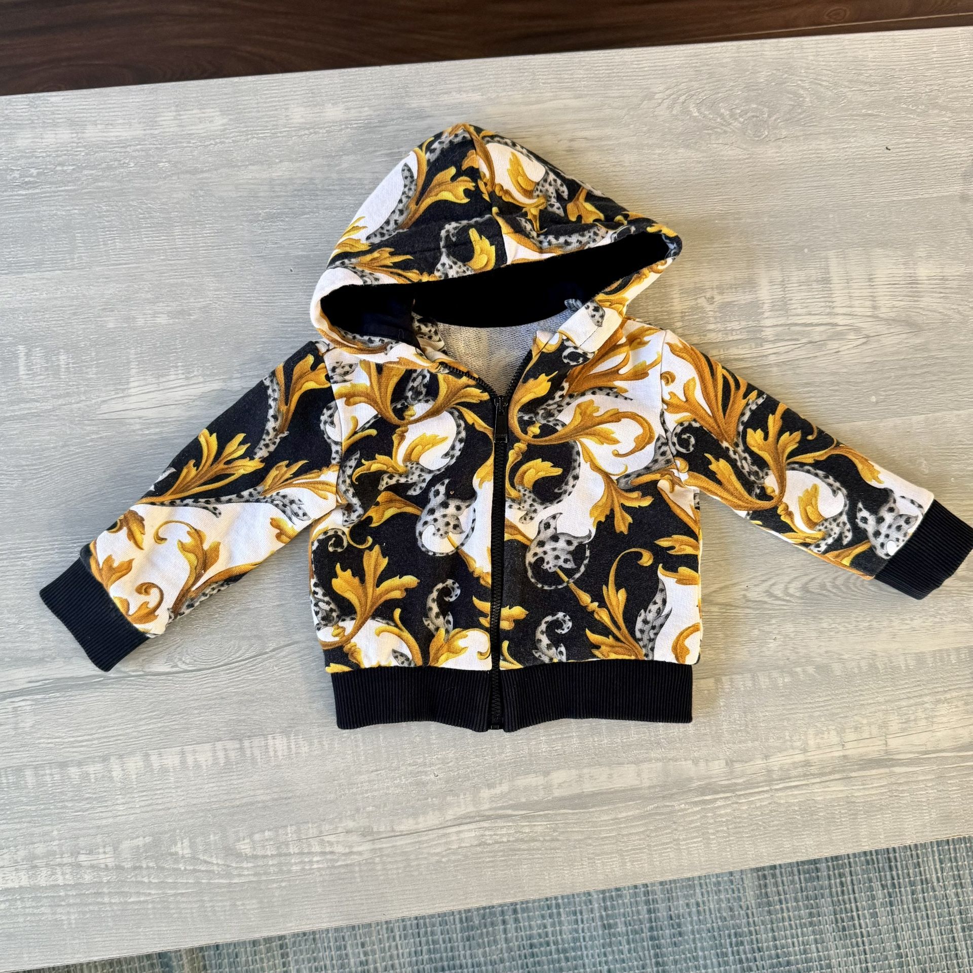 Versace baby boy girl jacket 12 month old | Unisex designer toddler jacket hoodie 