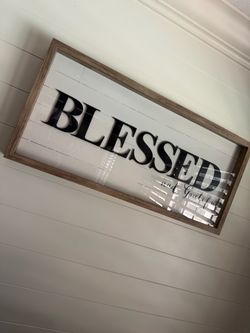 Blessed Wall sign