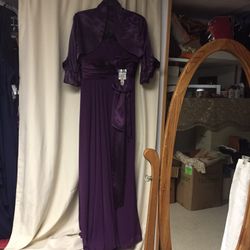 Warn ones evening dress with jacket size 8-10