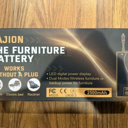 Universal Battery Pack for Power Reclining Furniture Wireless Power Supply, 2500