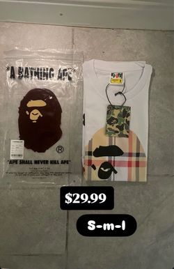 Bape shirt only have size small