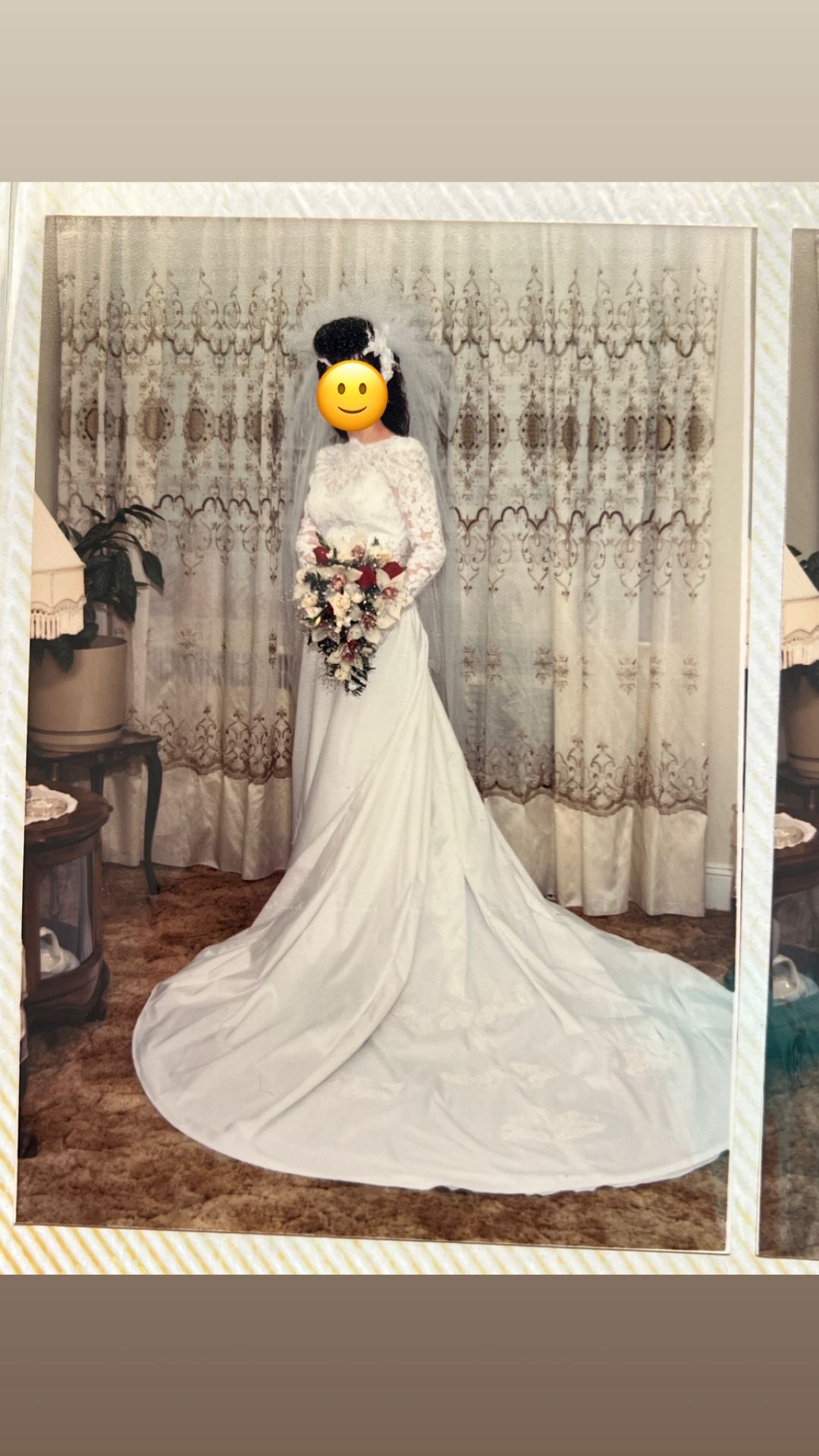 Wedding Dress With Veil Size 8 Or 10