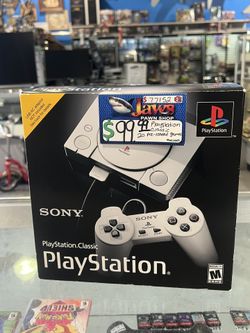 PlayStation classic Game System With 20 Pre-downloaded Games 