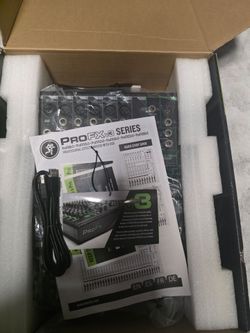 Mackie Pro12v3 opened box