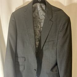 Bianco Brioni Firenze Loro Piana Mens Gray  Blazer Jacket Sz 42s