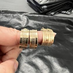 Argollas de oro 10