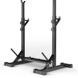 Elevens Squat Rack Stand Adjustable Bench Press Rack Barbell Rack Stand Multi-Function Weight Lifting Rack for Home Gym Strength Training

New In Box 