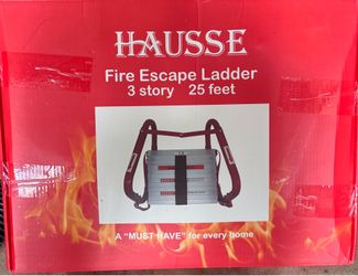 Brand New Hausse 3-Story Fire Escape Ladder (25 Feet) - Unopened Box