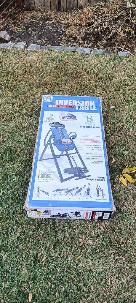 Body Vision Deluxe Heat and Massage Inversion Table

